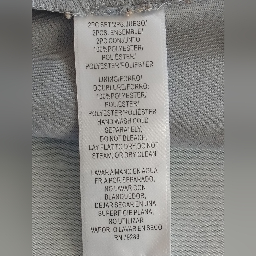 Alex Evenings Lace Maxi Dress in Blue Size 10 - Picture 9 of 9